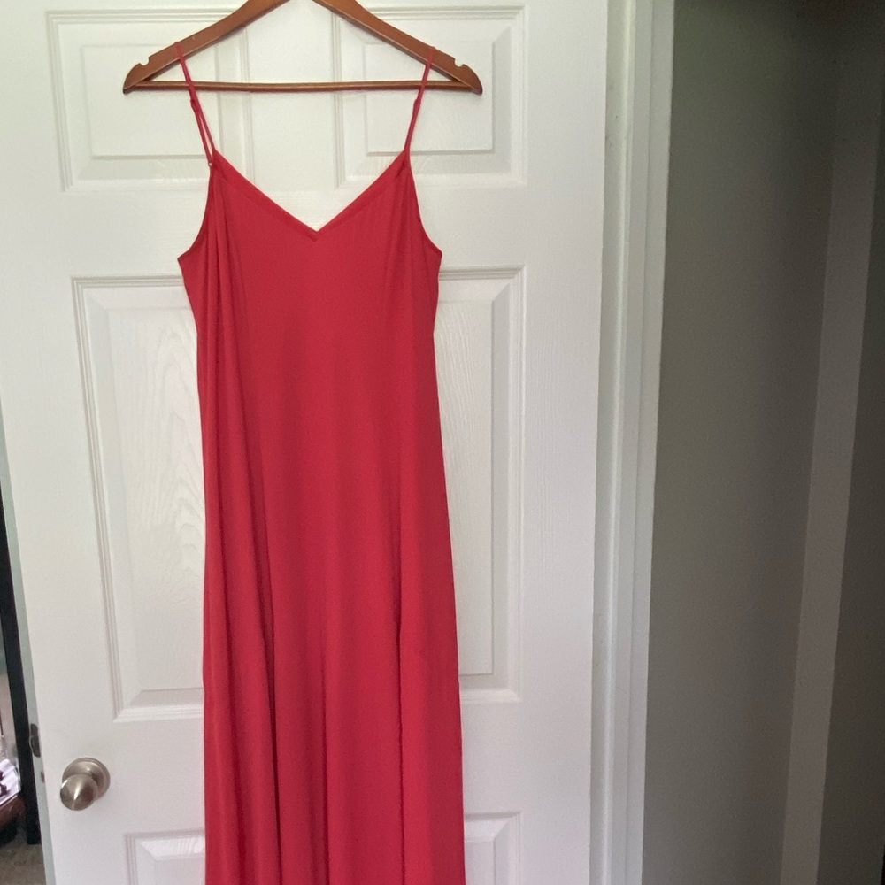 Coral Maxi Dress